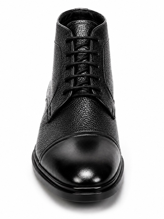 3 inch Height Increase Dress Boots Premium Comfort Genuine Leather main image 4
